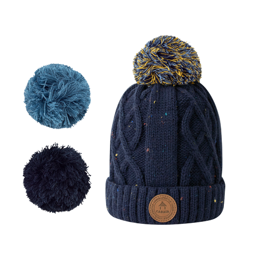 Bonnet Jus de Pomme Navy Bébé - Polaire