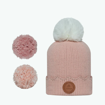 Bonnet Apple Rose Rose Polaire