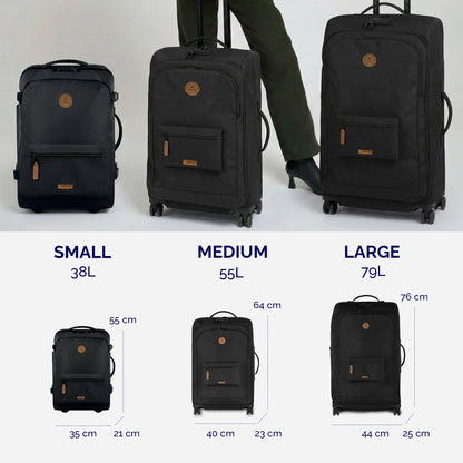 Valise souple 4 roues Large Cagliari