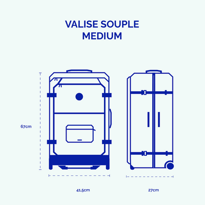 Set de 2 valises Berlin